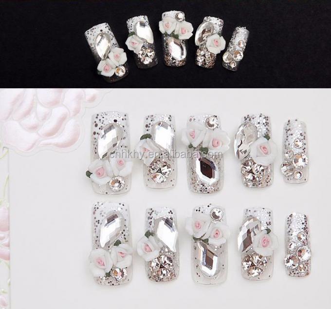 Đá đinh móng L01 Lửa phẳng Điện thoại trang trí 3D Đá nhấp nháy cho công cụ làm móng tay 45g 10