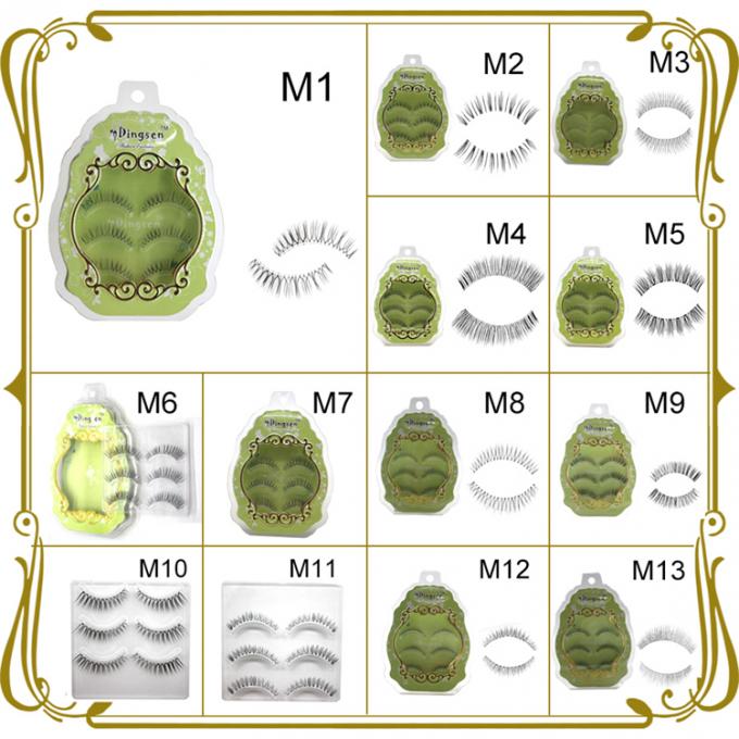 10mm-15mm Natural Long False Eyelashes 5 cặp Long tóc màu tổng hợp 2