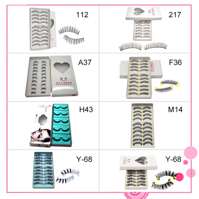 10mm-15mm Natural Long False Eyelashes 5 cặp Long tóc màu tổng hợp 1