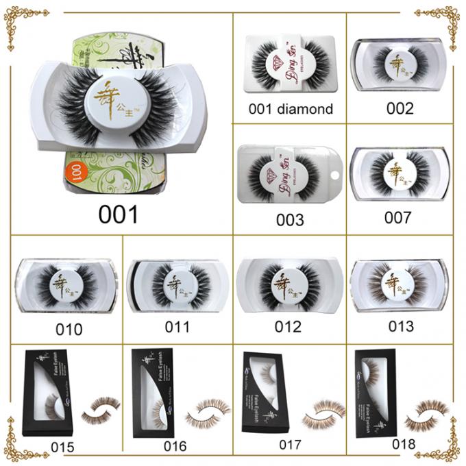 10mm-15mm Natural Long False Eyelashes 5 cặp Long tóc màu tổng hợp 3