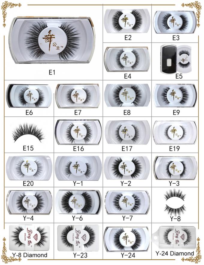 10mm-15mm Natural Long False Eyelashes 5 cặp Long tóc màu tổng hợp 4