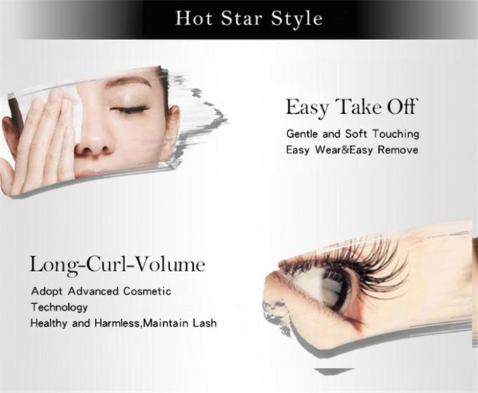 10mm-15mm Natural Long False Eyelashes 5 cặp Long tóc màu tổng hợp 9