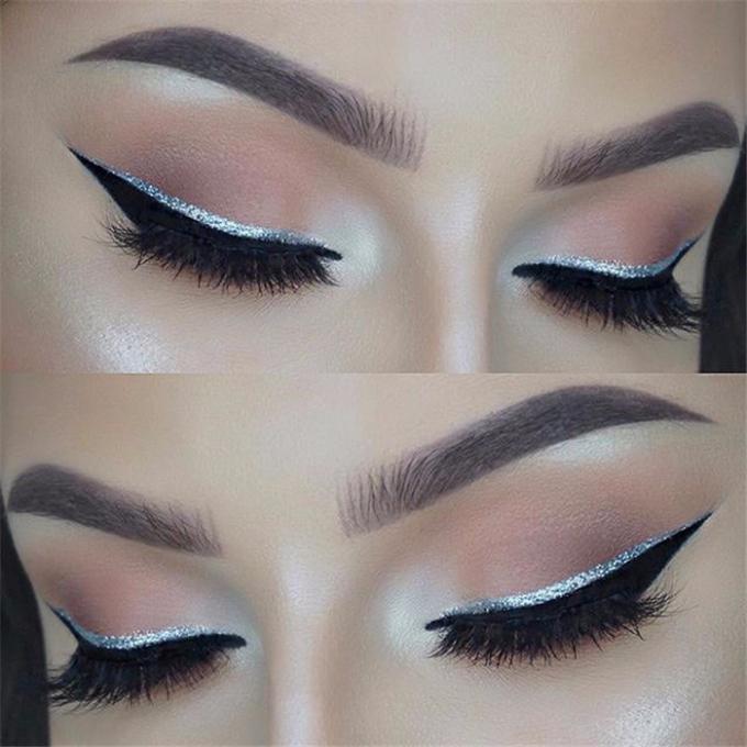 10mm-15mm Natural Long False Eyelashes 5 cặp Long tóc màu tổng hợp 13