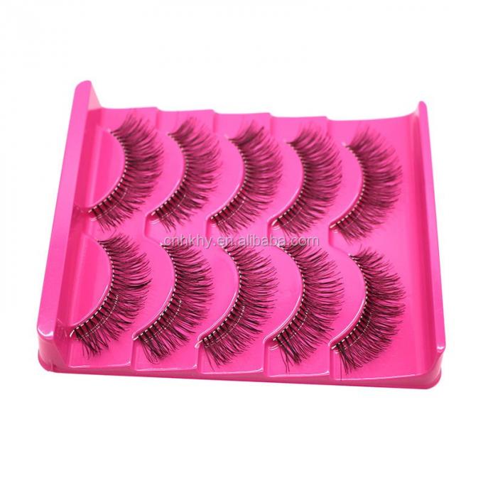Nâng cấp trò chơi trang điểm của bạn với 5 cặp lông mi giả A21 và phong cách dài tự nhiên 4