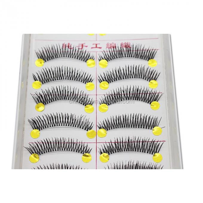 Đan Mạch Lớp lông mày giả Glue For Big Eyes M14 Đen tự nhiên QBEKA 10 cặp Phụ nữ 3
